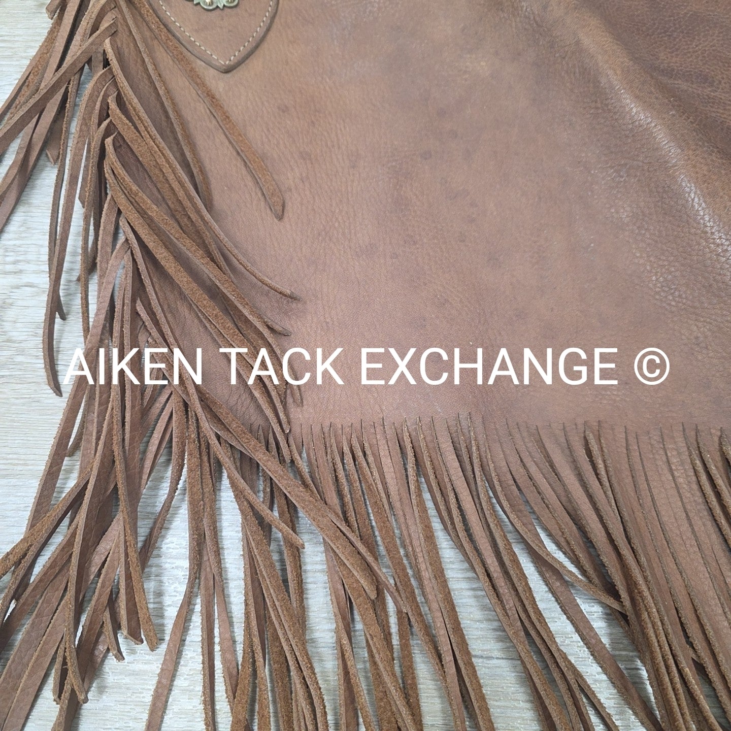 Dakota Territory Leather Fringe Chaps, S/M
