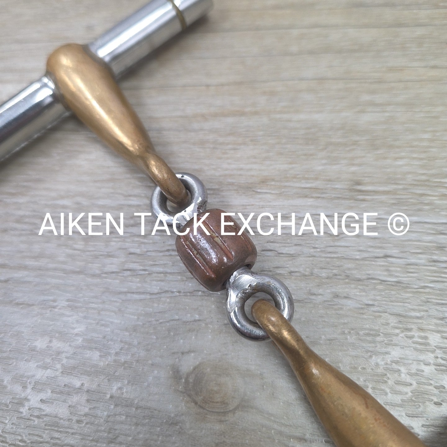 Mikmar Cupreon French Link Copper Roller D Ring Bit 5"