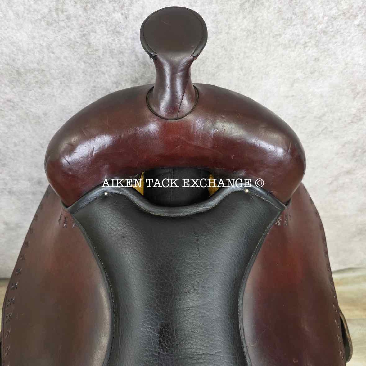 2013 Circle Y 1581 Alabama Trail Gaiter Western Saddle, 17" Seat, Wide Tree - Full QH Bars