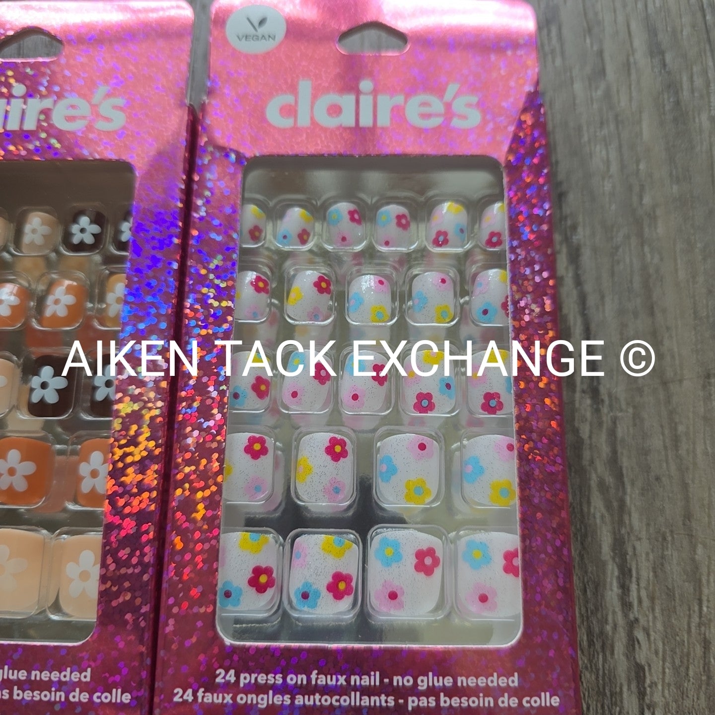 Claire's Press-On Nails (2 Sets) - 24 Count Each (48 Total)