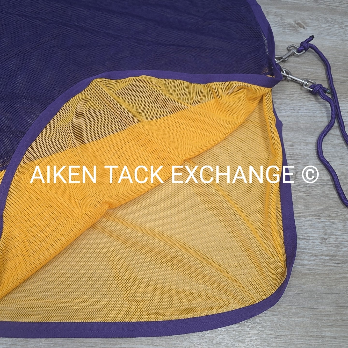 Fenwick Equestrian BodyGuard Mesh Cooler, Purple/Yellow, 76"