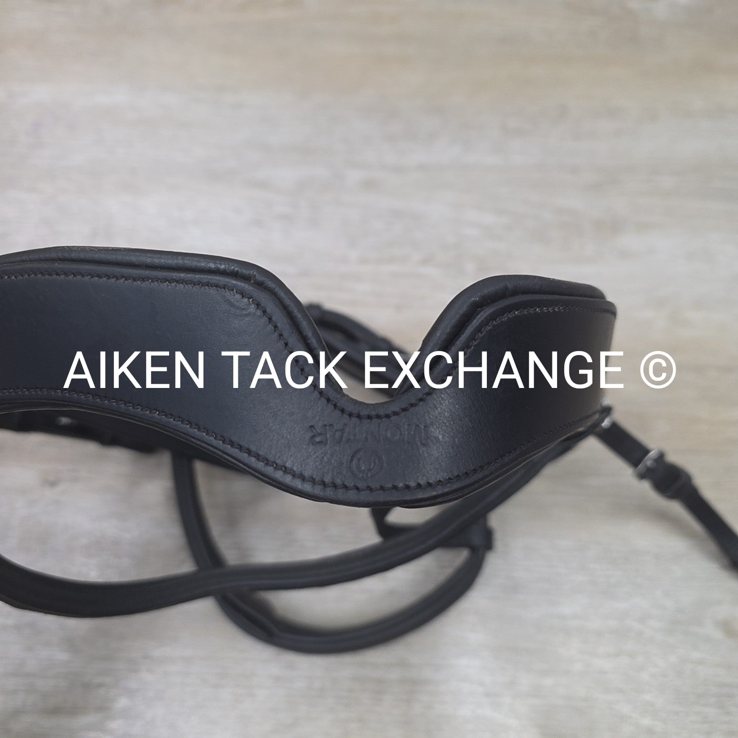 Montar Fair Snaffle Bridle, Missing Flash Strap, Rubber Reins, Black, Size Cob