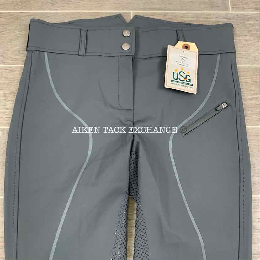 KL Select USG "Liv" Silicone Full Seat Breeches, Size 30
