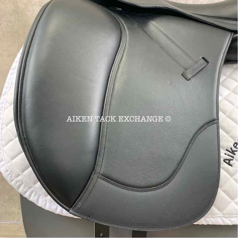 **SOLD** 2024 Collegiate Esteem Dressage Saddle, 17.5" Seat, Adjustable Tree - Changeable Gullet, Wool Flocked Panels