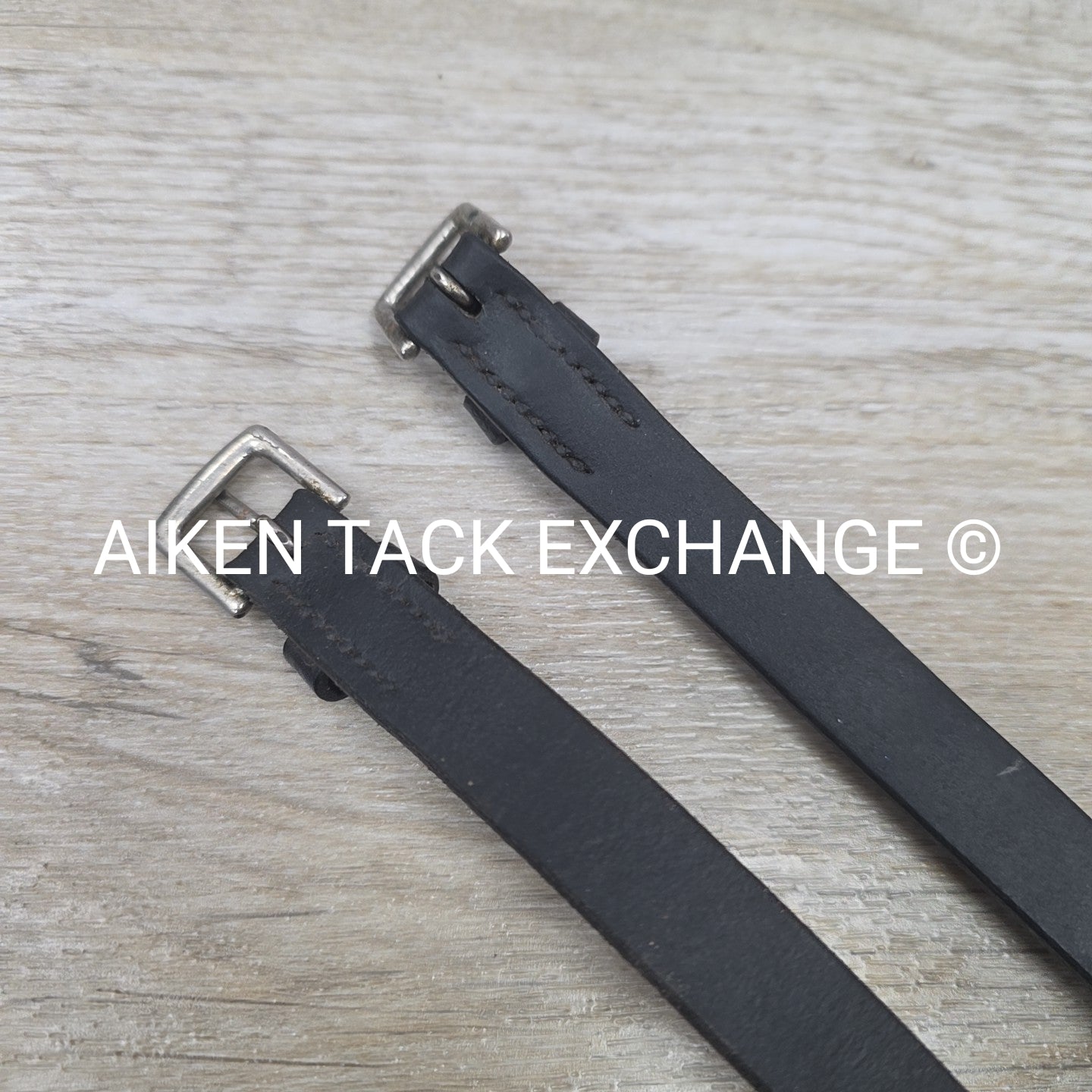 Stubben Cheek Pieces, Hook Studs, Black, 10"