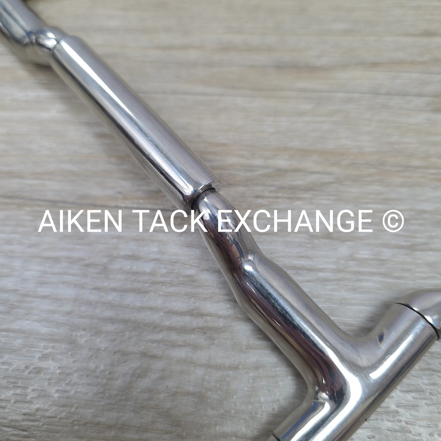 Myler Eggbutt without Hooks Forward Tilt Ported Barrel Bit MB 36 6"