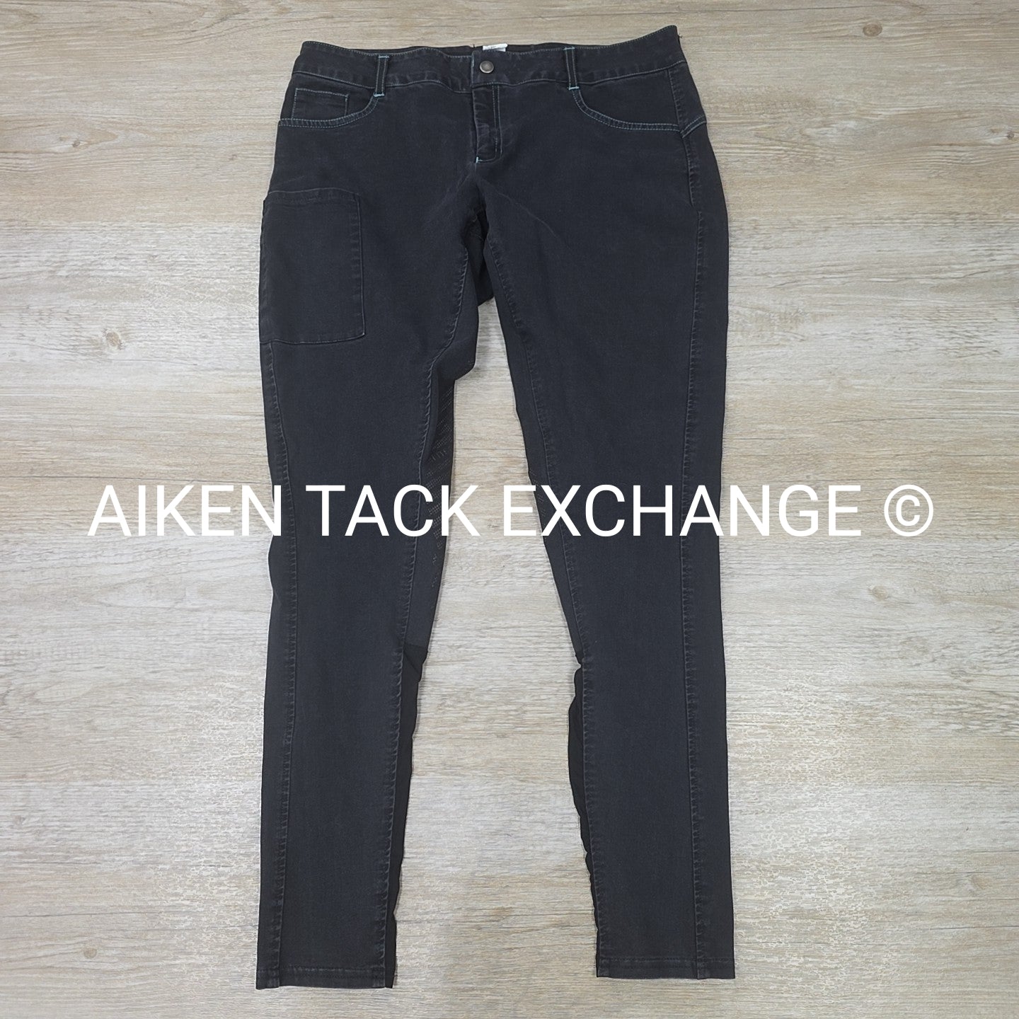 FITS Silicone Grip Full Seat Denim Breeches, Women's XLarge