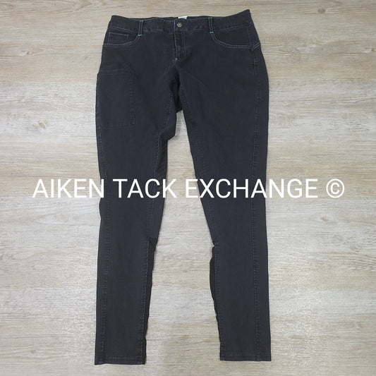 FITS Silicone Grip Full Seat Denim Breeches, Women's XLarge