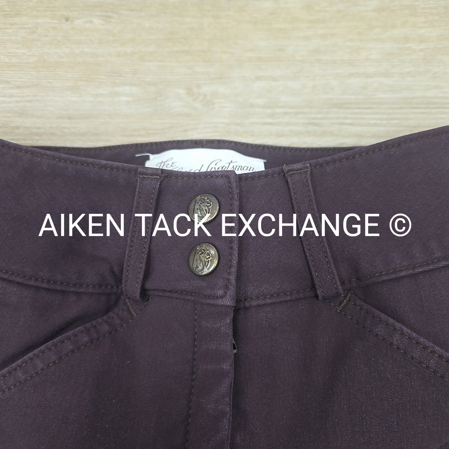 Tailored Sportsman Trophy Hunter Knee Patch Breeches, Size 10 L