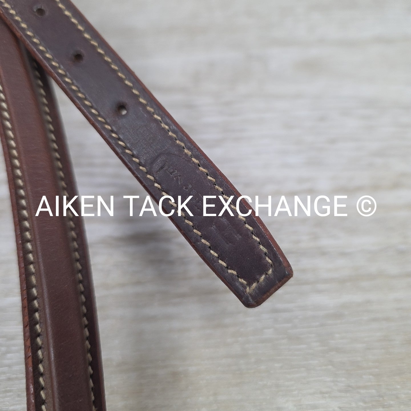 Beval Plain Square Raised Running Martingale, Brown, Size Full