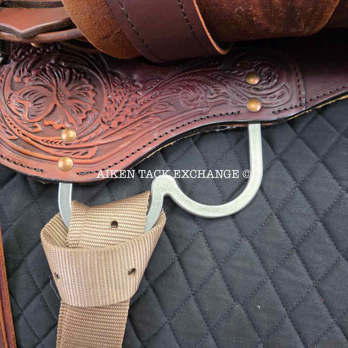 2024 High Horse by Circle Y 6864 Mesquite Western Saddle, 17" Seat, Wide Tree - Full QH Bars