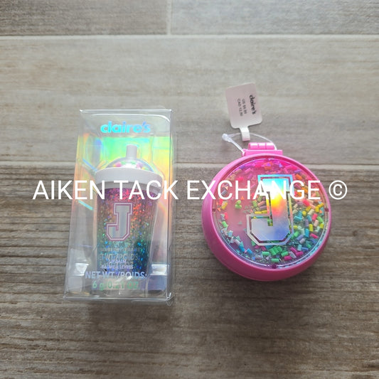 Claire's Lip Balm & Brush Set - Letter J
