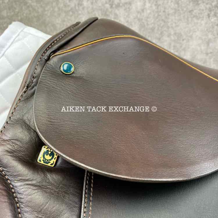 Stubben Siegfried DL All Purpose Saddle, 17.5" Seat, 29.5 cm Tree - M/MW, Wool Flocked Panels