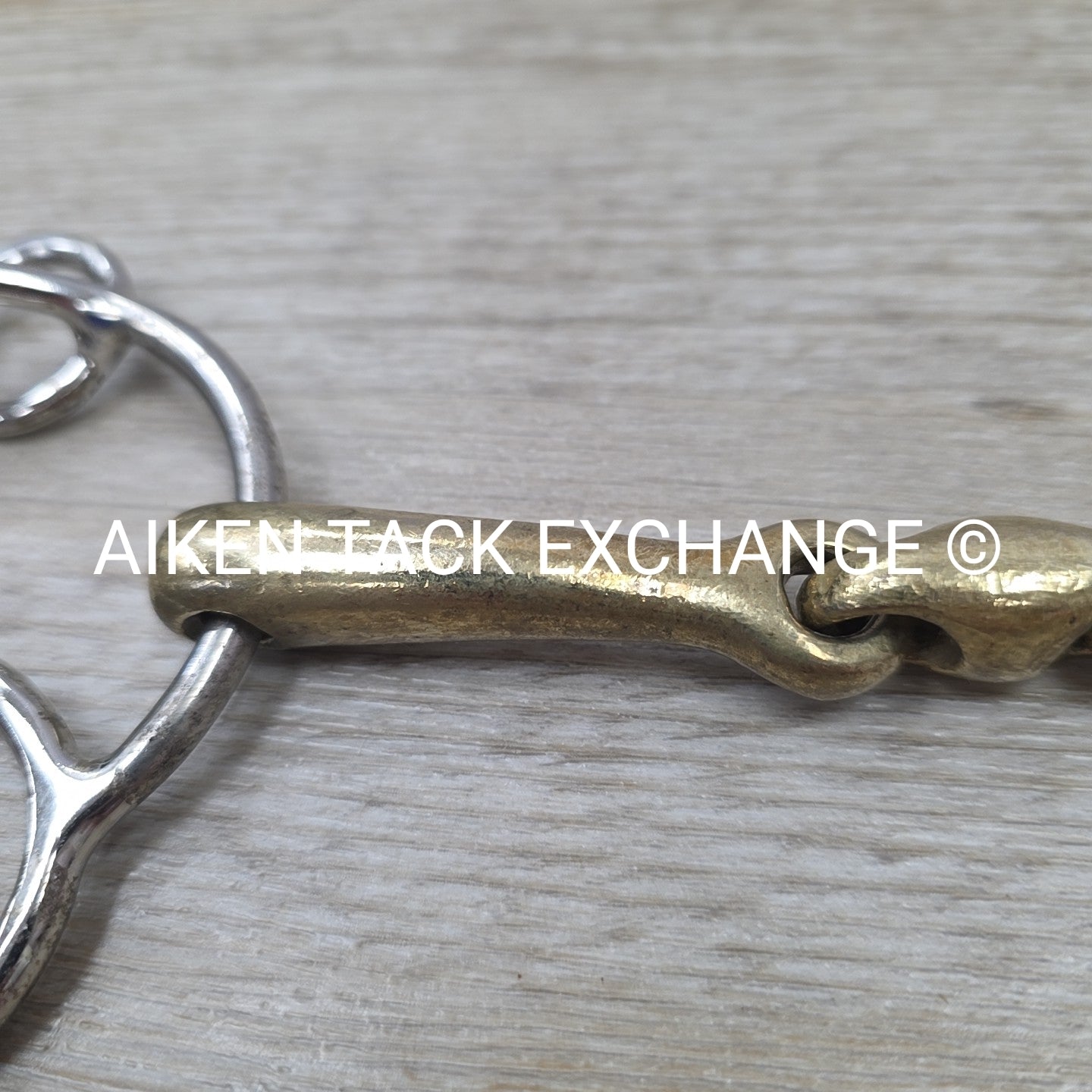 UKSALES25 Double Joint 2 Ring Gag Bit 5.75"