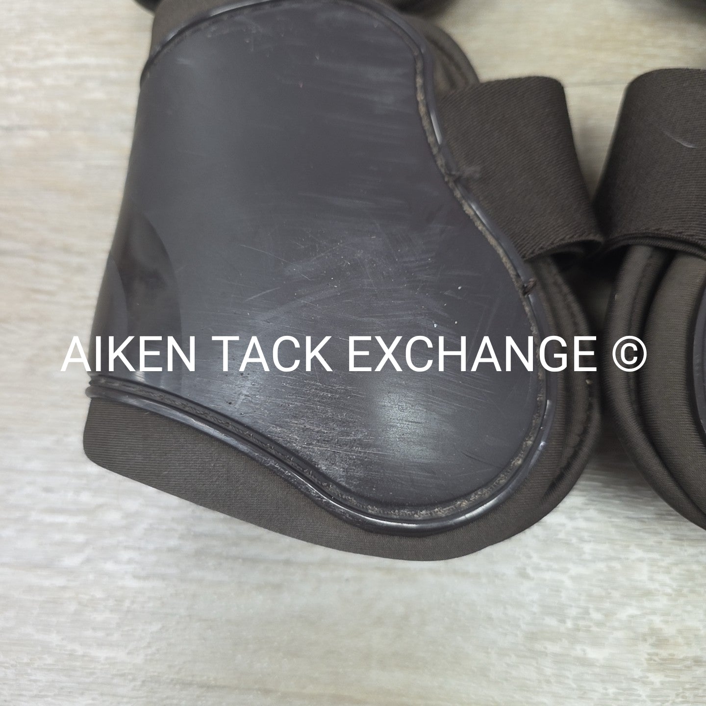 Horze Open Front Tendon Boot Set, Front & Hind, Brown, Size Full
