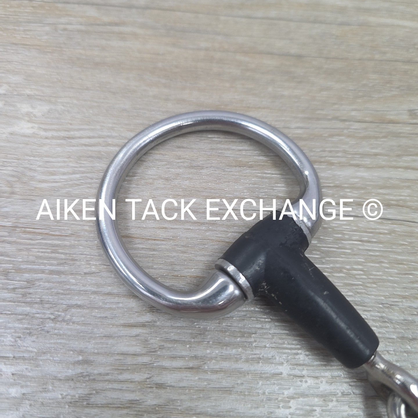 Double Joint Rubber Eggbutt Pony Bit 4.25"