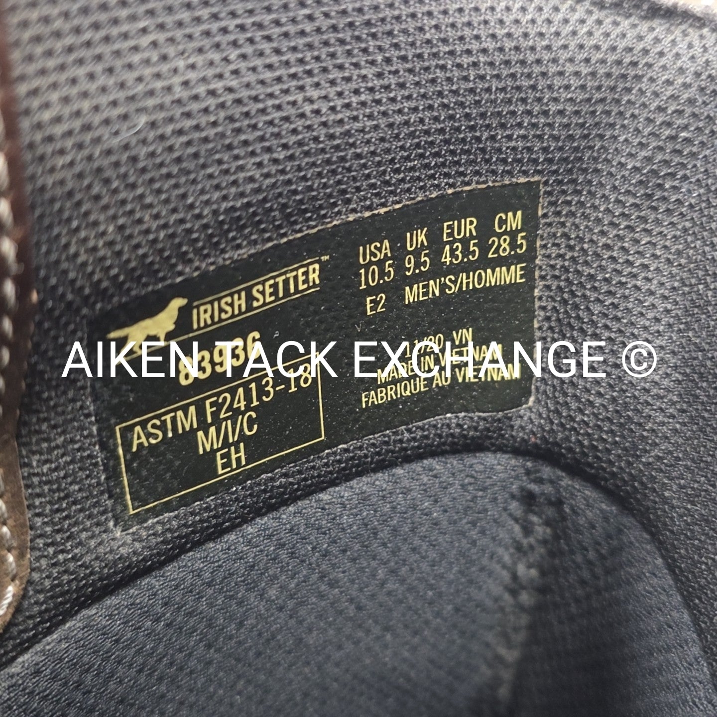 Irish Setter Work Boots, Size 10.5