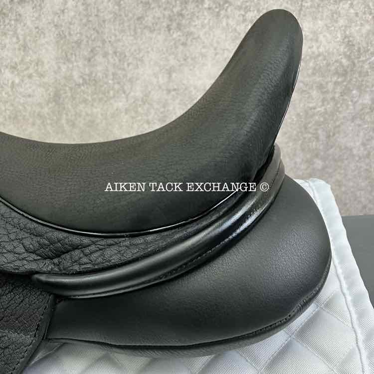 2024 Custom Saddlery Wolfgang Matrix MKII Monoflap Dressage Saddle, 17.5" Seat, Adjustable Tree, Wool Flocked Pony Panels