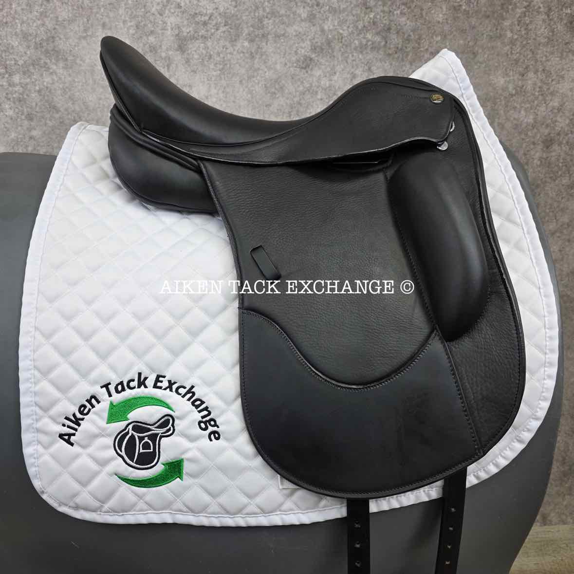 2022 Tempi H Monoflap Dressage Saddle, 18" Seat, M/MW Tree, Wool Flocked Panels