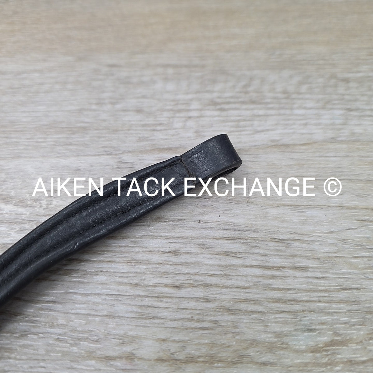 Padded Curved Browband, Black, Size Cob