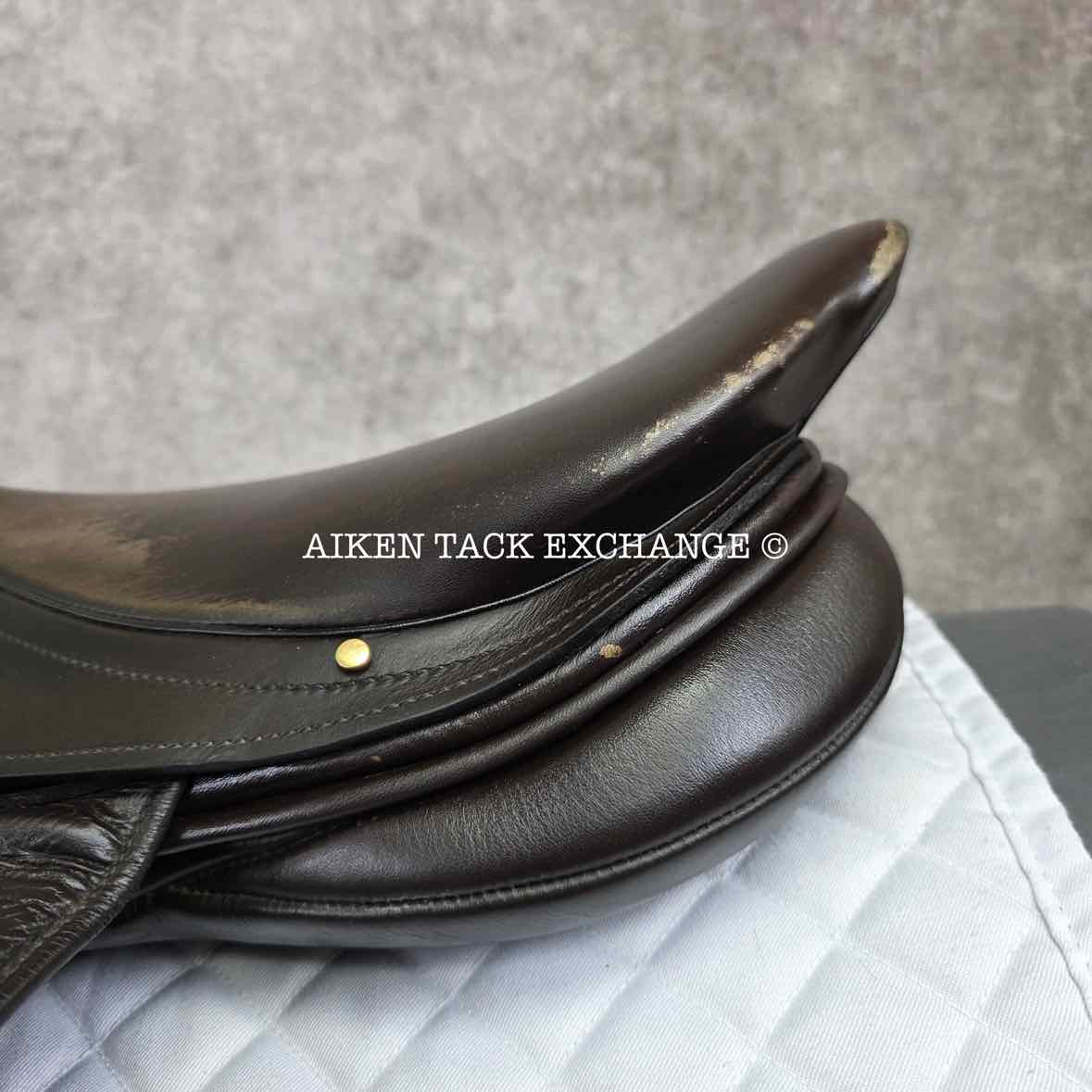Albion Kontact Pro H/J Jewell Jump Saddle, 17.5" Seat, Medium Tree, Wool Flocked Panels