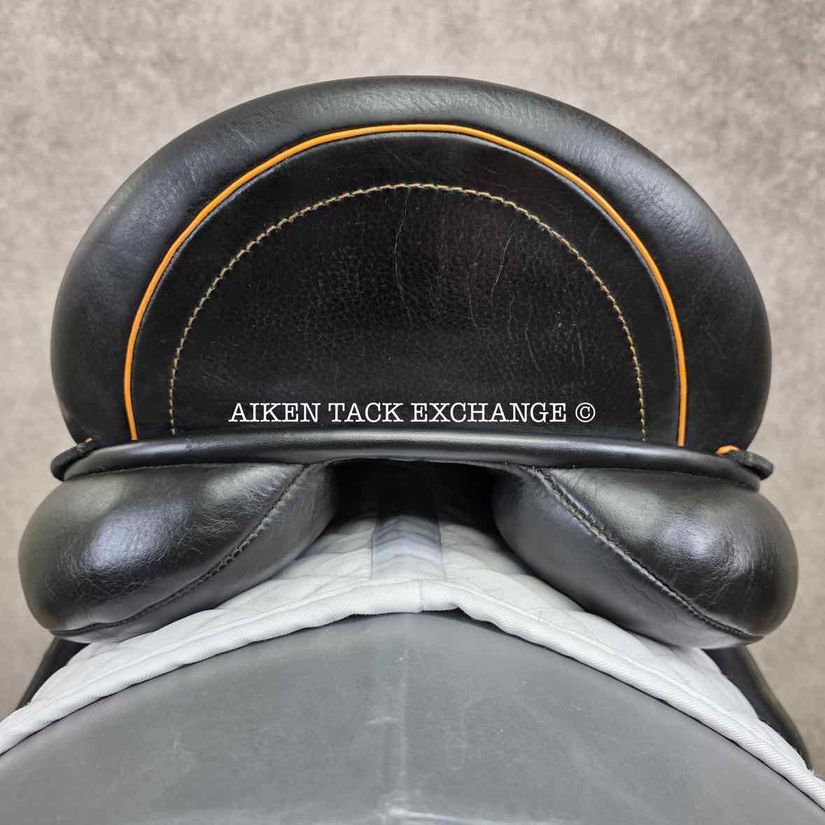 2013 Custom Saddlery Icon Star Monoflap Dressage Saddle, 18" Seat, Adjustable Tree, Wool Flocked Panels