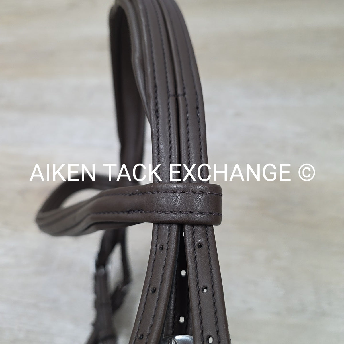 Synthetic Figure 8 Bridle, No Reins, Brown, Size Cob