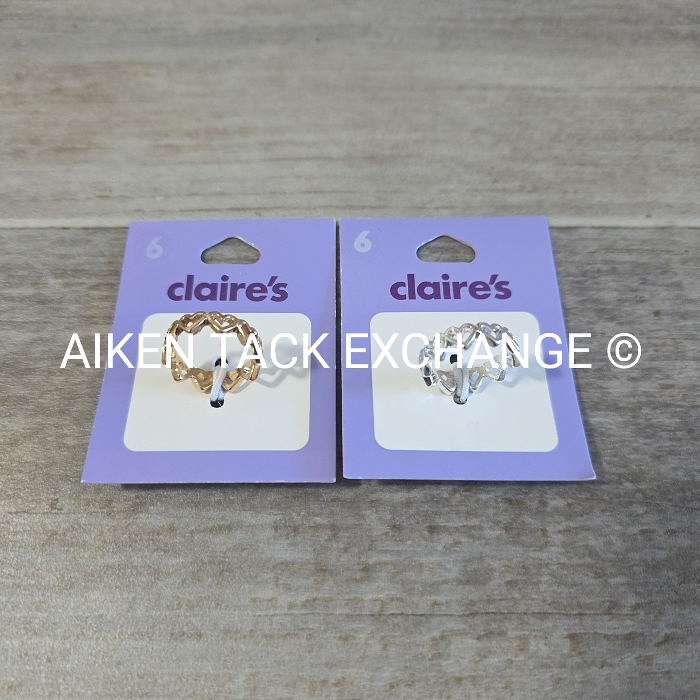 Claire's Rings (2) - Size 6