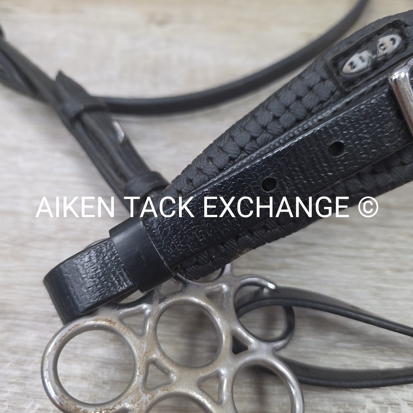Collegiate Headstall with Zilco Hackamore, No Reins, Black, Size Full