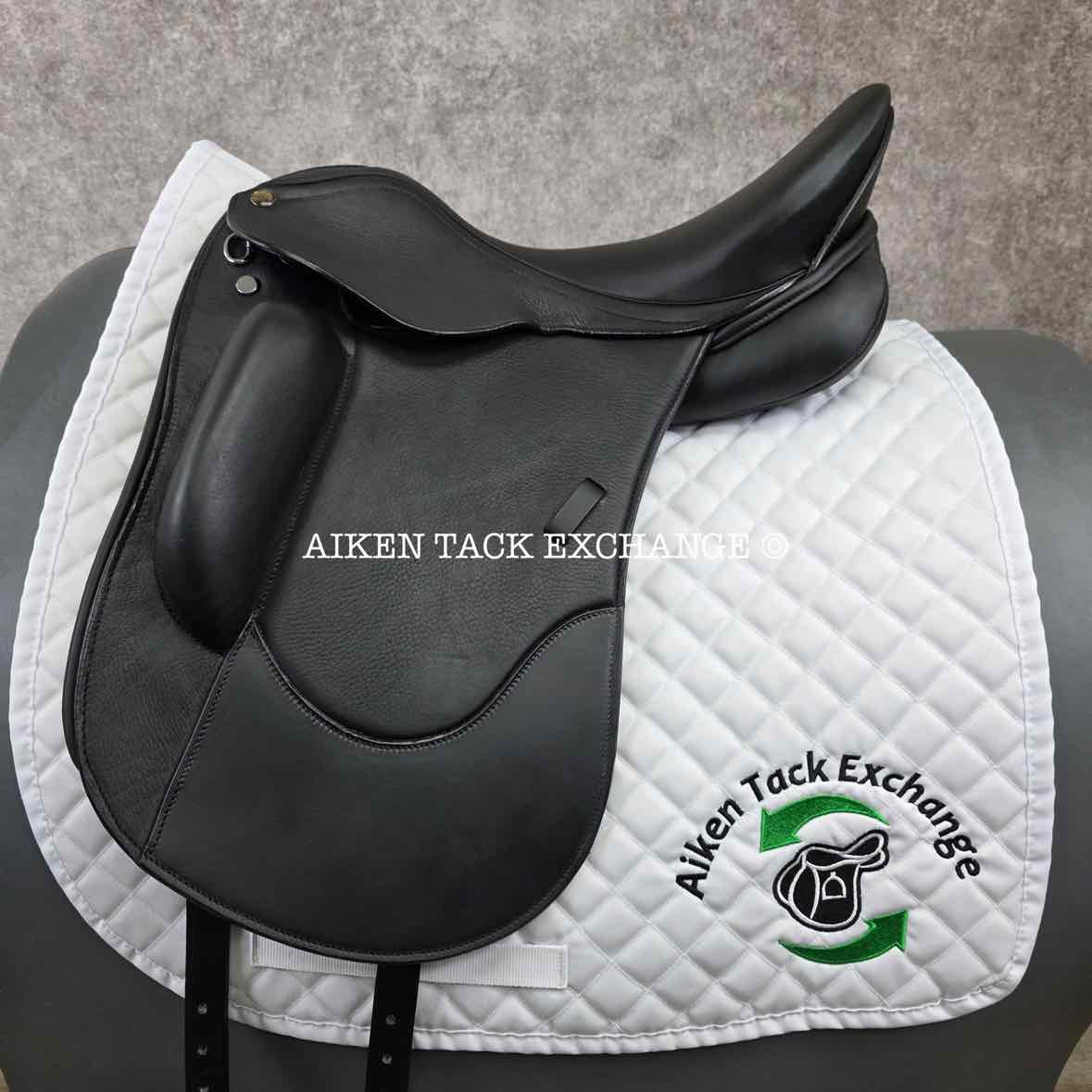 2022 Tempi H Monoflap Dressage Saddle, 18" Seat, M/MW Tree, Wool Flocked Panels