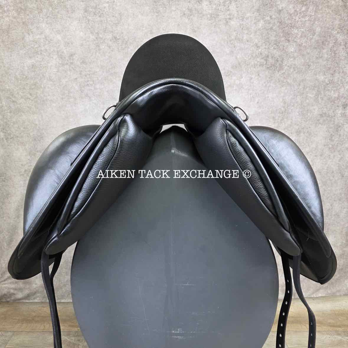 2025 Custom Saddlery Wolfgang Constanze 2 Monoflap Dressage Saddle, 17.5" Seat, Adjustable Tree, Wool Flocked Panels