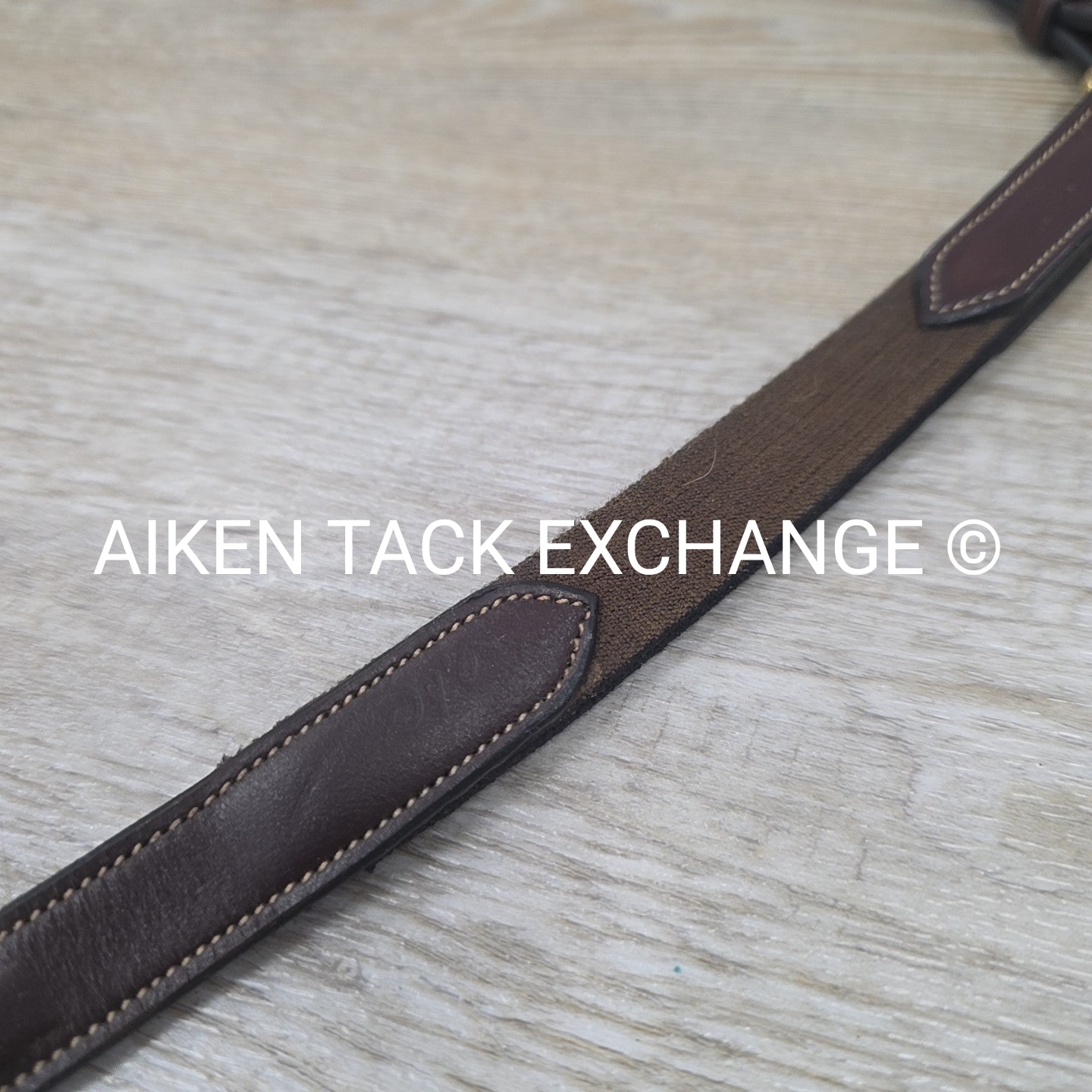 Dy'on D Collection Breastplate with Running Martingale Attachment, Brown, Size C