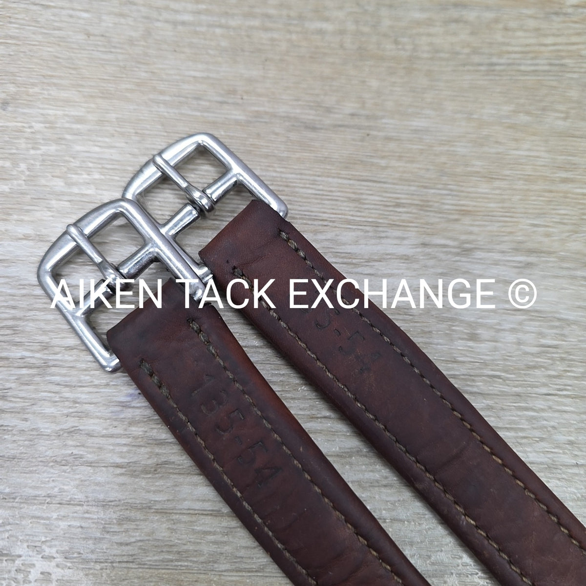 Antares Calf Lined Stirrup Leathers, Brown, 54"