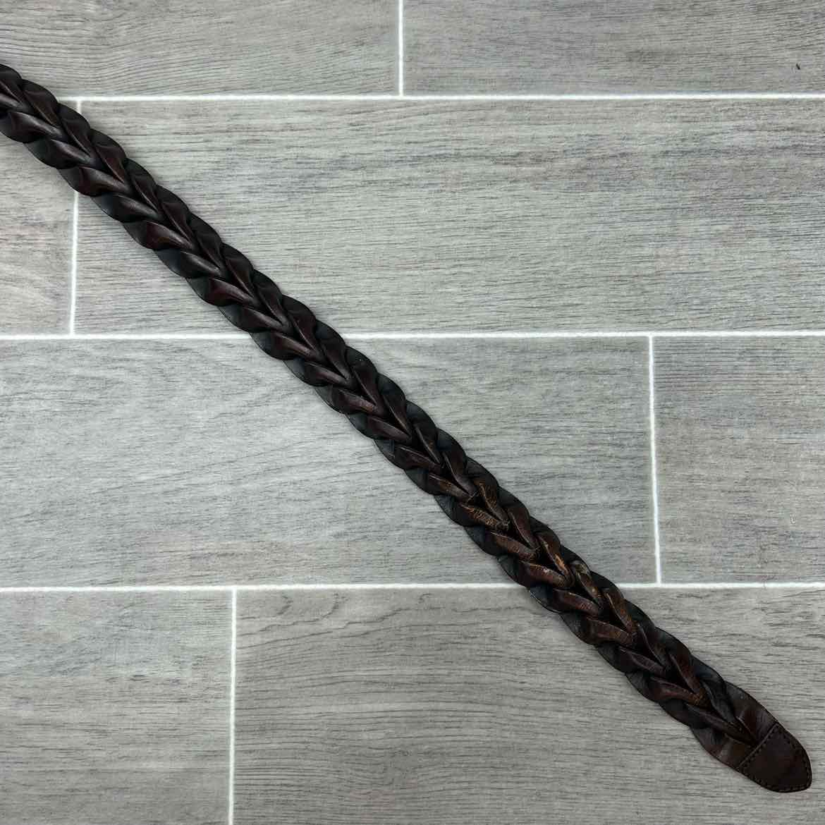 Leather Belt, Brown, 38