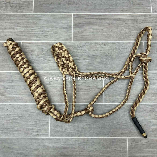 Braided Rope Halter with Lead