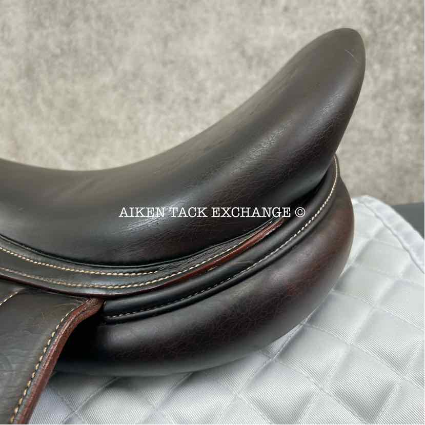 2005 Devoucoux Makila Monoflap Dressage Saddle, 18" Seat, 3A Flap, Medium/Medium Wide Tree, Foam Panels