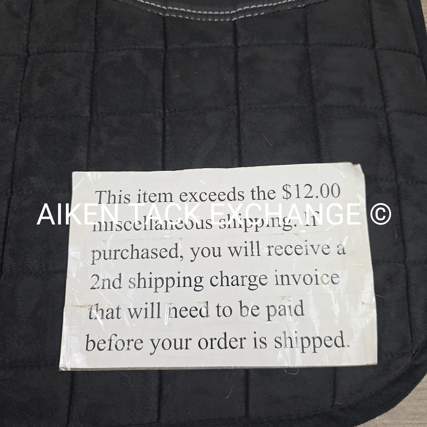 LeMieux X-Grip Silicone Eurojump Square Saddle Pad, Large