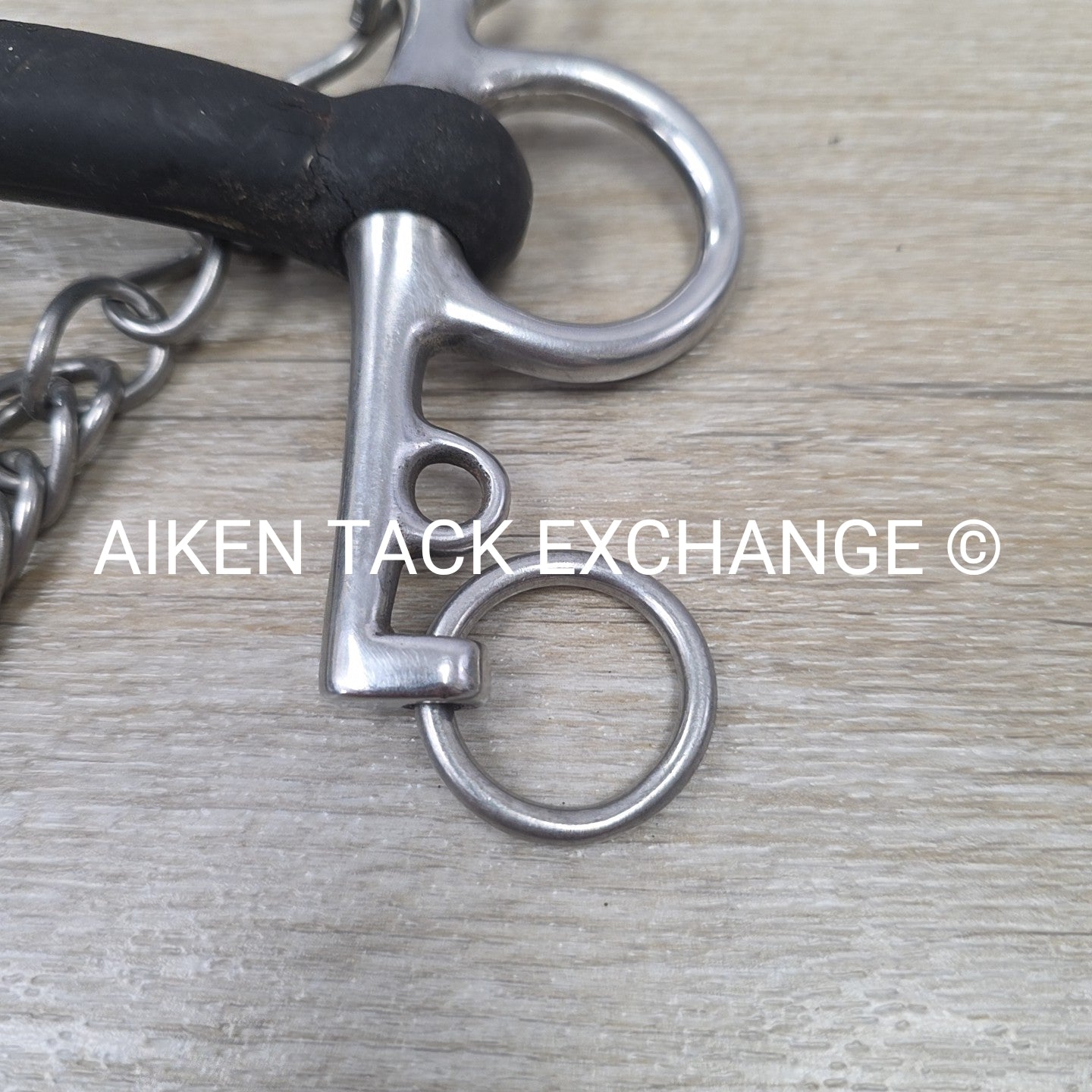 Hard Rubber Mullen Mouth Pelham Bit 5"