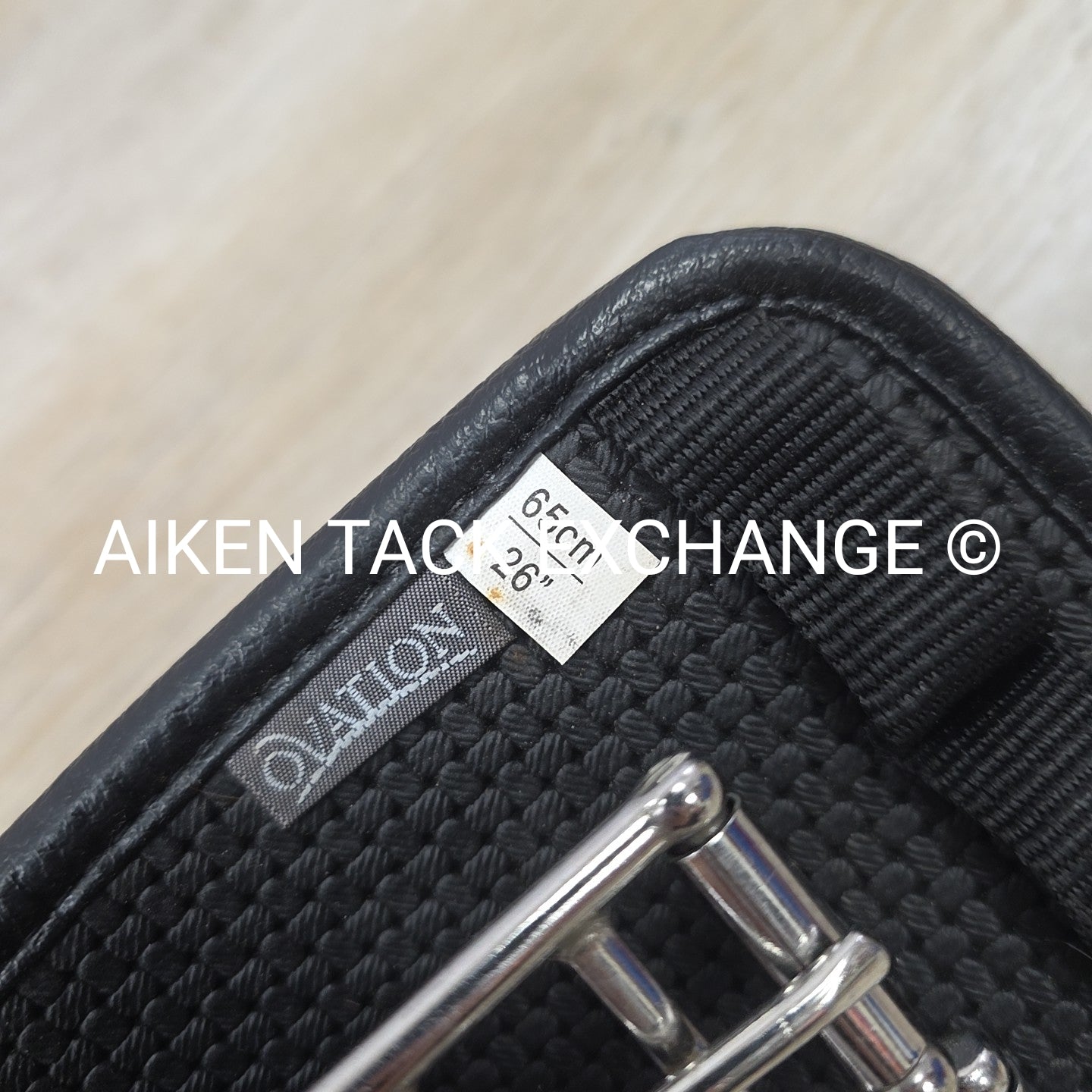 Ovation Airform Dressage Chafeless Girth, Black, 26"