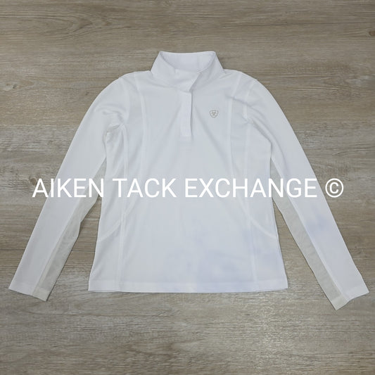 Ariat Girls' Sunstopper Pro 2.0 Show Shirt, Youth Medium (10)