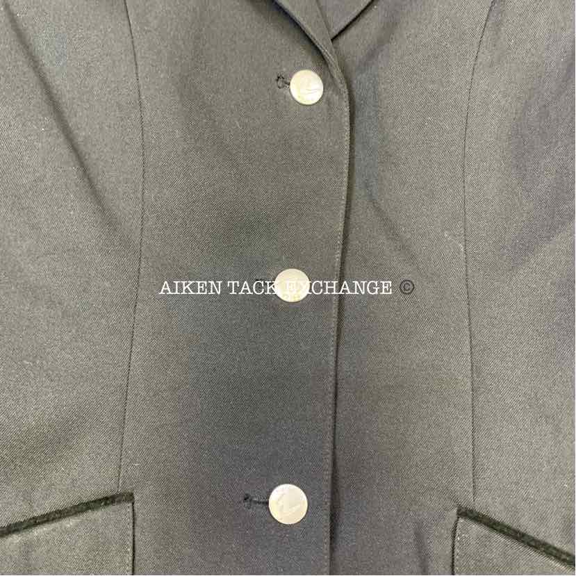 Horze Show Coat w/ Velvet Collar, Size 164 (14-15YR)