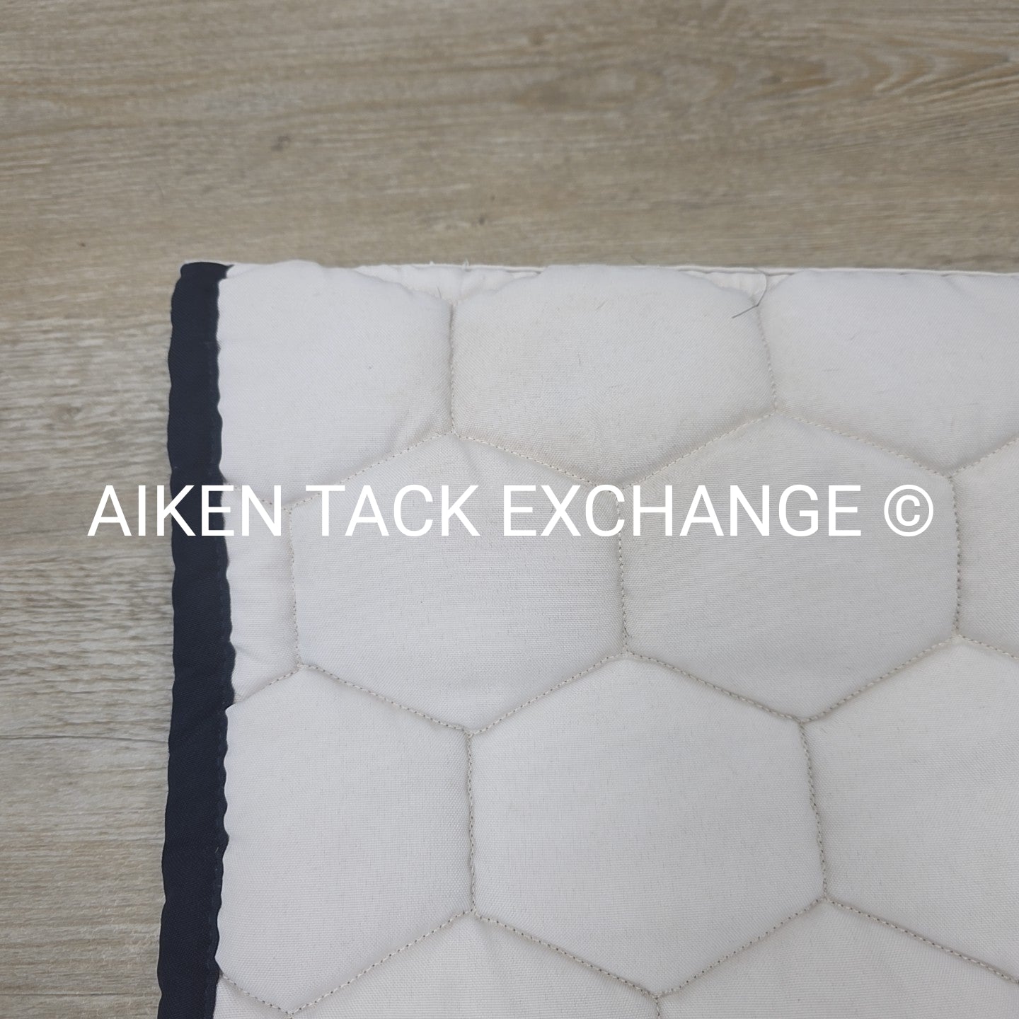 Arion Dressage Saddle Pad, White (has stains)
