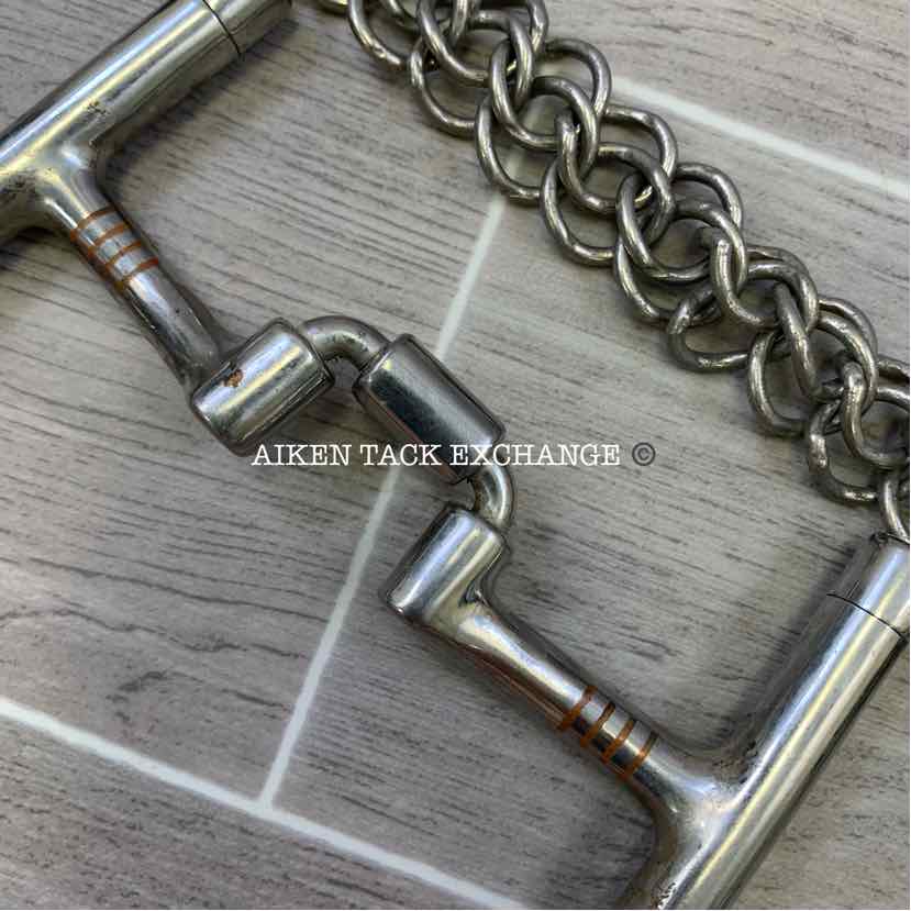 Myler Dee with Hooks Correction Low Port Barrel Bit MB 27PB 5"
