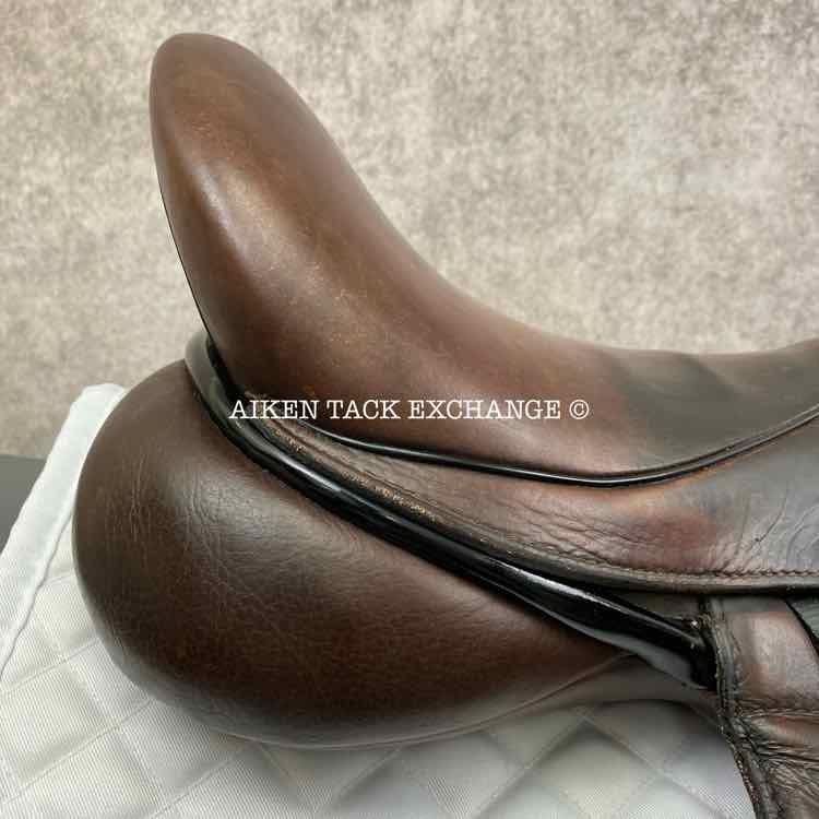 2018 Custom Saddlery Icon Star Monoflap Dressage Saddle, 17.5" Seat, Adjustable Tree, Wool Flocked Panels
