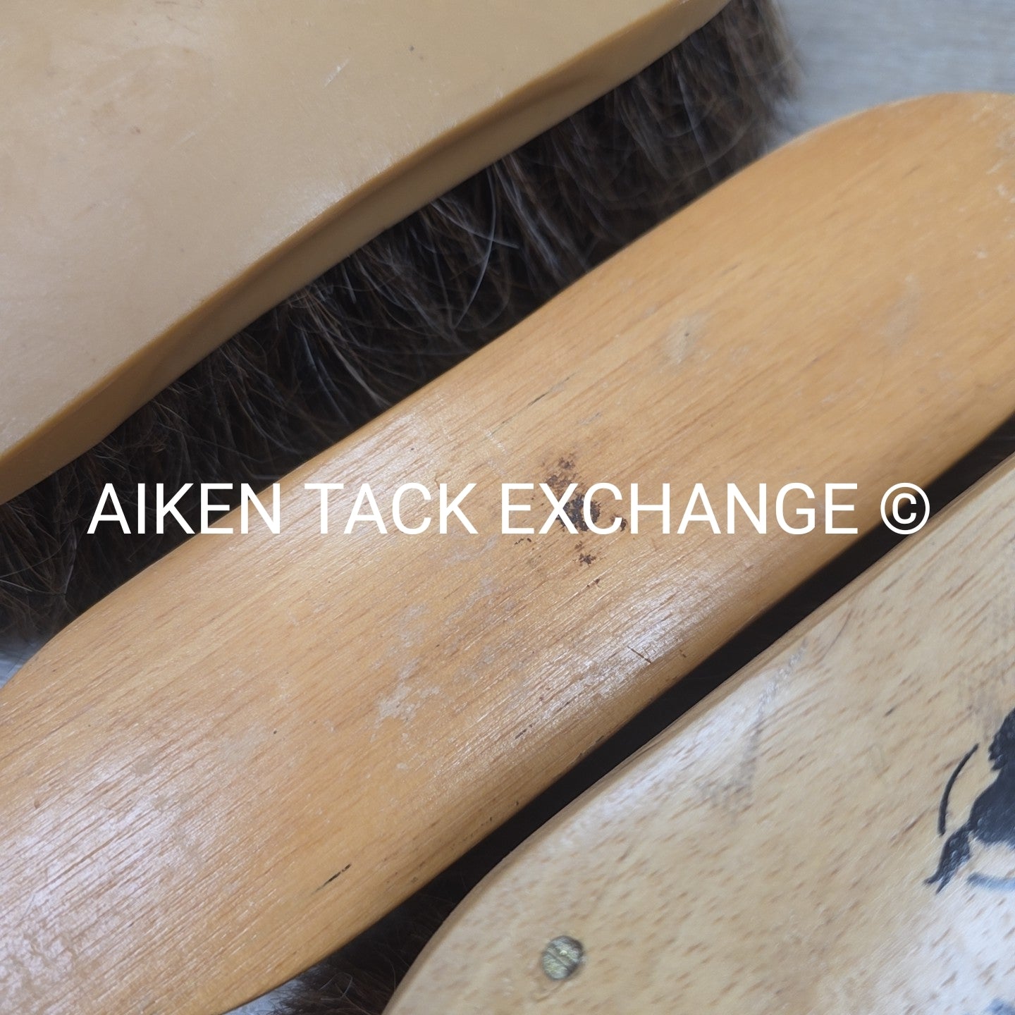 BARGAIN BUNDLE: 4 Horse Hair Grooming Brushes