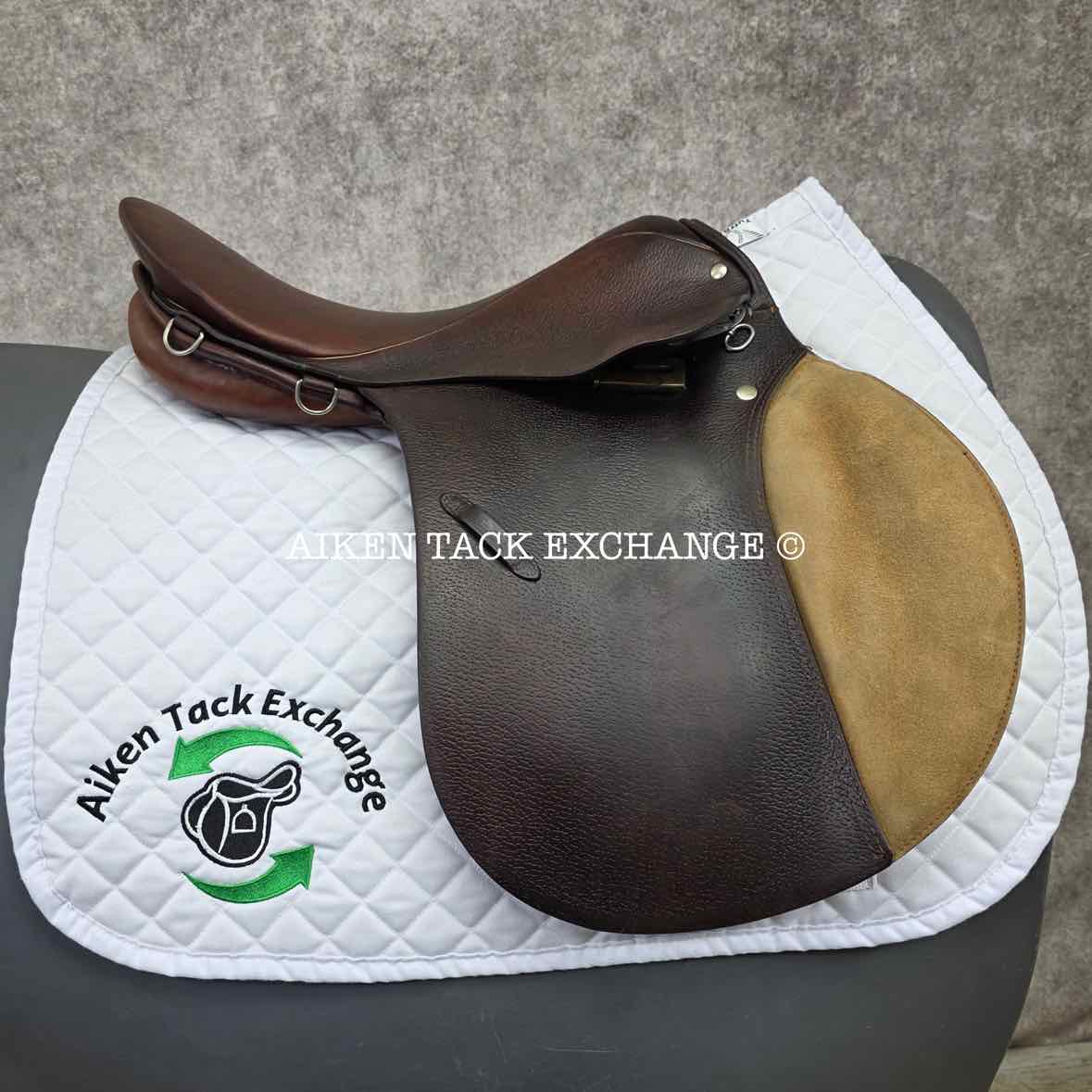 Stubben Siegfried All Purpose Saddle, 17" Seat, 32cm Tree - Wide, Wool Flocked Panels