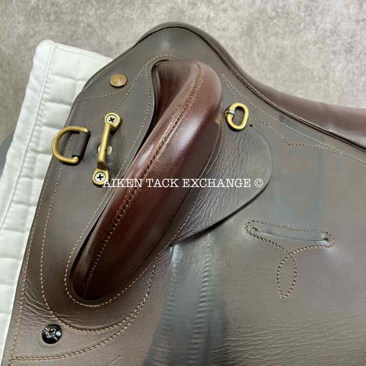 2007 Bates Kimberly Australian Stock Saddle, 17" / 17.5" Seat - Large, Adjustable Tree - Changeable Gullet, CAIR Panels