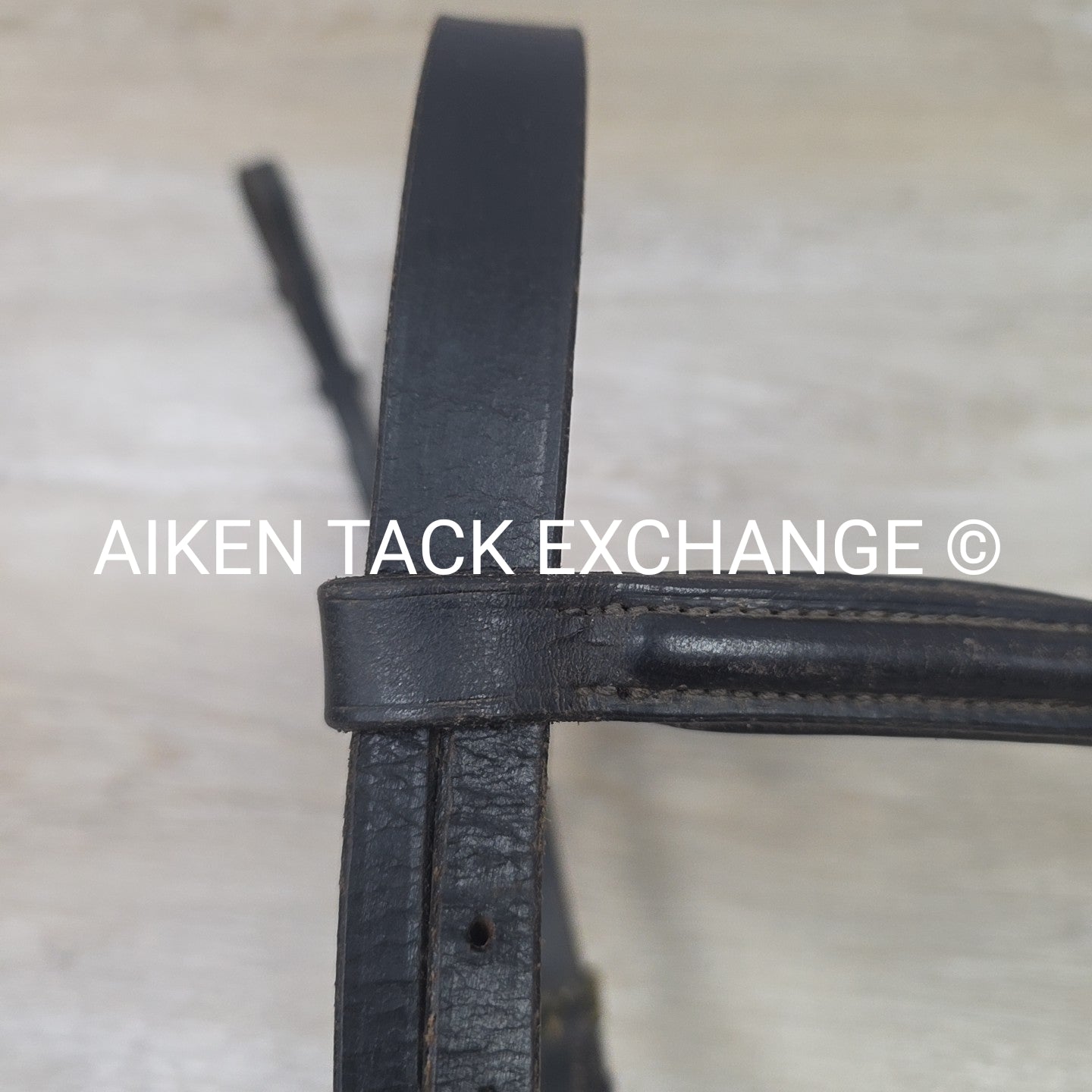 BARGAIN BUNDLE: Flash Dressage Bridle, Fancy Stitched Flash Noseband & Plain Rai