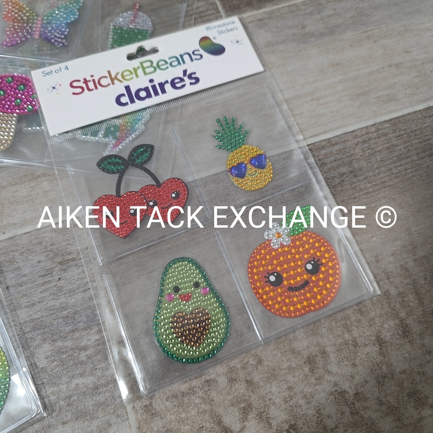 Claire's StickerBeans Books + 20 Rhinestone Stickers