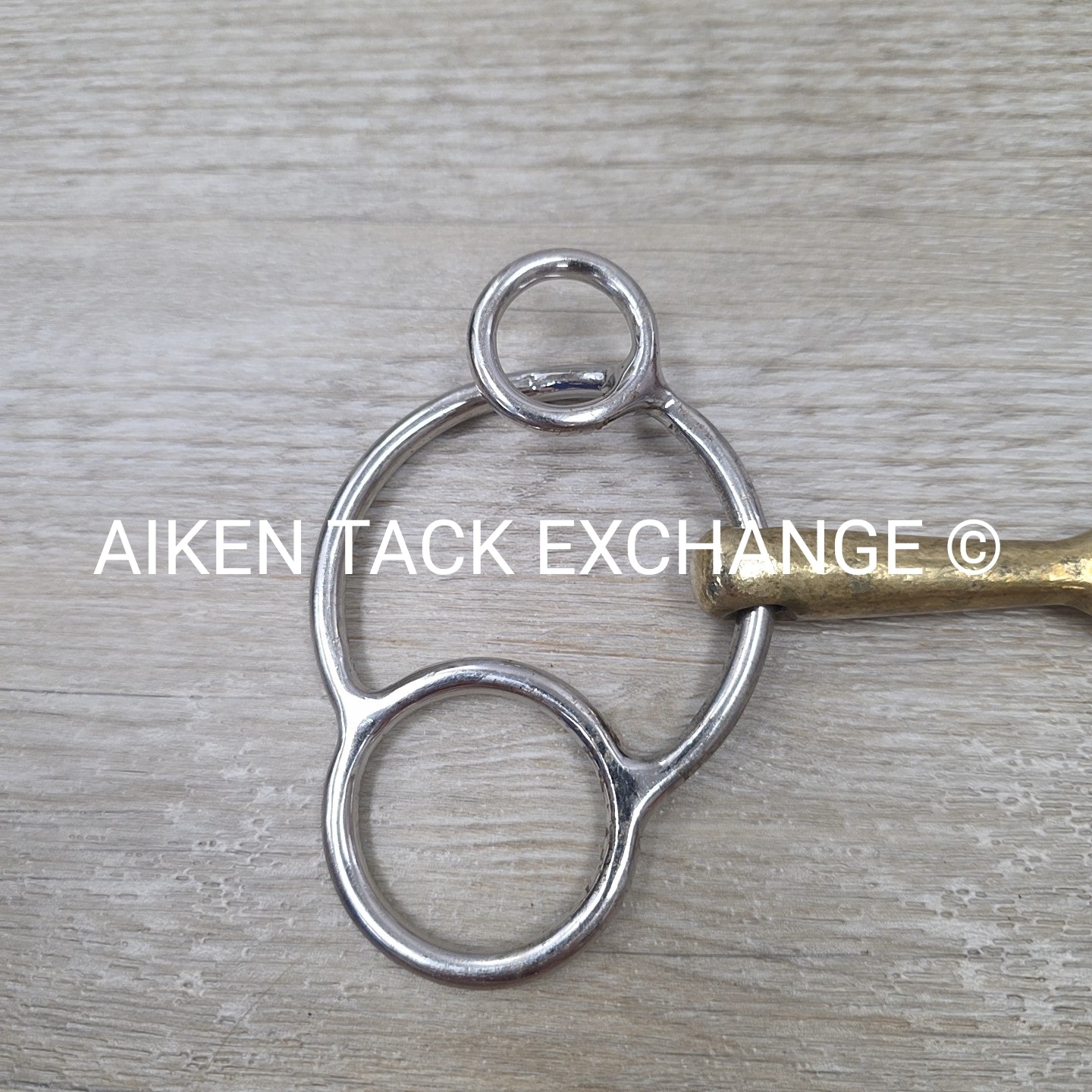 UKSALES25 Double Joint 2 Ring Gag Bit 5.75"